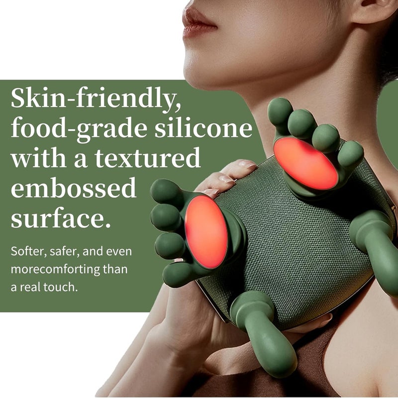 Eworld Cordless Neck & Shoulder Massager for Deep Tissue Pain Relief, Bionic Electric Trap & Back Massager, Portable Relaxation Tool – Touch Gift for Mom & Dad - Image 5